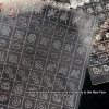 AACAR Hoàn Toàn Trong Suốt Rỗng - Stencil Năm Mới Ngựa Dán Móng Tay, Pháo Hoa, Đèn Lồng, Họa Tiết - Giá chỉ 24.530₫ 3