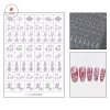 AACAR Hoàn Toàn Trong Suốt Rỗng - Stencil Năm Mới Ngựa Dán Móng Tay, Pháo Hoa, Đèn Lồng, Họa Tiết - Giá chỉ 24.530₫ 5