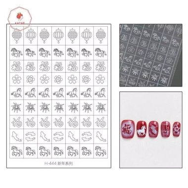 AACAR Hoàn Toàn Trong Suốt Rỗng - Stencil Năm Mới Ngựa Dán Móng Tay, Pháo Hoa, Đèn Lồng, Họa Tiết - Giá chỉ 24.530₫ 9 AACAR Hoàn Toàn Trong Suốt Rỗng - Stencil Năm Mới Ngựa Dán Móng Tay, Pháo Hoa, Đèn Lồng, Họa Tiết - Giá chỉ 24.530₫ 9