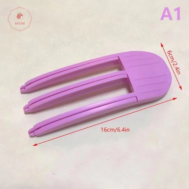 Aacar Kẹp Tóc Lông Tơ 3/6 Răng Hiện Vật Traceless Tự Nhiên - Dễ Dàng Cho Người Lười 5