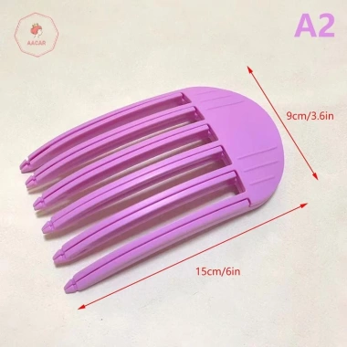 Aacar Kẹp Tóc Lông Tơ 3/6 Răng Hiện Vật Traceless Tự Nhiên - Dễ Dàng Cho Người Lười 6