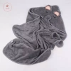 AACAR Khăn Tắm Động Vật Có Mũ Trùm Đầu, Áo Choàng Ấm Ngủ Quấn Bé, Khăn Mềm 5