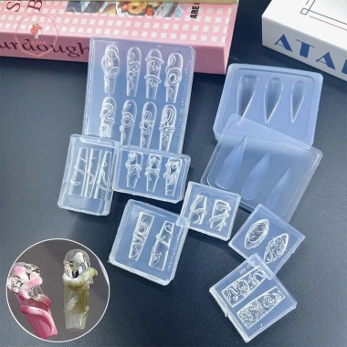 AACAR Khuôn Dập Móng Tay Rắn Silicone Hoạt Hình - DIY Trang Trí 9.350₫