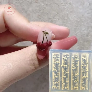 AACAR Khuôn Silicon 3D Hoa Hồng - Dụng Cụ DIY Trang Trí Móng Tay, Giá 34.257 VND