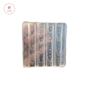 AACAR Khuôn Silicone DIY Móng Tay Hạt Dây Xích Khắc Nơ - Trang Trí Lập Thể 31.213₫ 7