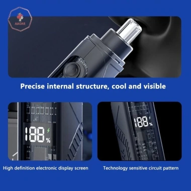AACAR LED Màn Hình Di Động Tẩy Lông Mũi USB - An Toàn, Làm Sạch Tóc, Chăm Sóc 6