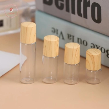 Aacar Lọ Thủy Tinh Rỗng Đổ Lại 1-2-3-5ml - Đựng Dược Phẩm, Mỹ Phẩm, Nắp Đậy Chắc