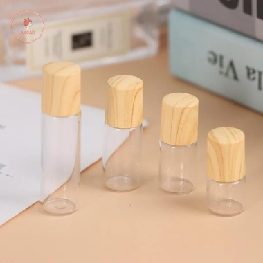 Aacar Lọ Thủy Tinh Rỗng Đổ Lại 1-2-3-5ml - Đựng Dược Phẩm, Mỹ Phẩm, Nắp Đậy Chắc