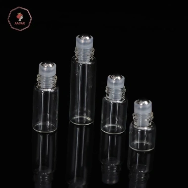 Aacar Lọ Thủy Tinh Rỗng Đổ Lại 1-2-3-5ml - Đựng Dược Phẩm, Mỹ Phẩm, Nắp Đậy Chắc