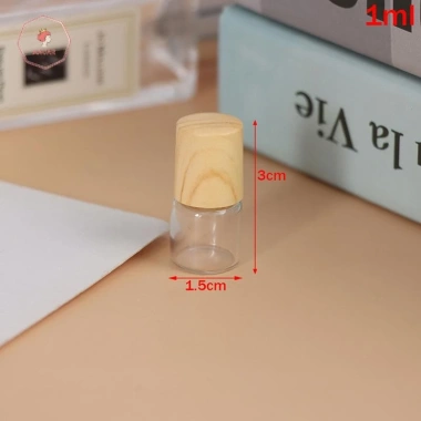 Aacar Lọ Thủy Tinh Rỗng Đổ Lại 1-2-3-5ml - Đựng Dược Phẩm, Mỹ Phẩm, Nắp Đậy Chắc