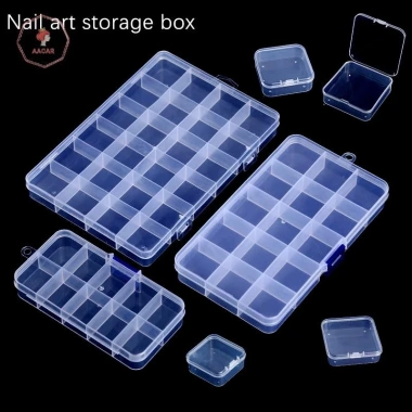 Aacar Nail Art Hộp Bảo Quản 7 Kiểu Kích Thước Khác Nhau Sắp Xếp Bột Móng Tay Kim Sa Lấp Lánh Kim Cương Giá 9.900 VND