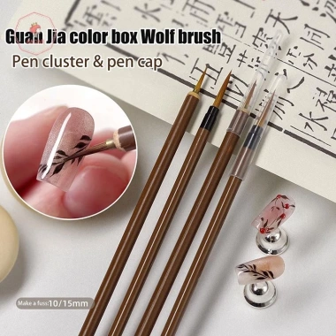 Aacar Nail Art Paing Wolves Pen - Bàn chải thư pháp, vẽ dầu, màu nước, 10.260₫