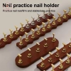 AACAR Nail Display Giá đỡ móng tay từ tính mạnh mẽ Đỡ móng giả, quả óc chó, Dụng cụ DIY cho Salon nghệ thuật