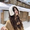 AACAR Nữ Khăn Mùa Đông Dày Ấm Áp Giả Snood Sang Trọng, Mềm Mại Chống Lạnh 9