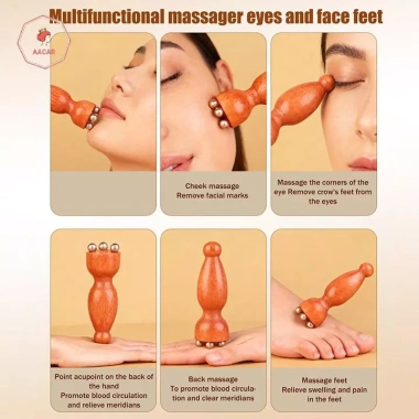 AACAR Pod 1 Chiếc Máy Mát Xa Đàn Hương Gỗ - Gua Sha Massage Mắt Da, Giá 32.527₫