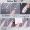 AACAR Sandwich Dual Nail Forms 240 chiếc 15Size - Mở rộng nhanh, 3D Ellipse, Khuôn dưới cùng, Giá ưu đãi 104,170₫ 5
