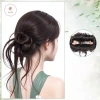 AACAR Sợi Chịu Nhiệt Tự Nhiên Xoăn Sóng Bun Nữ và Bé Gái - Tiệc Cưới và Hàng Ngày 7