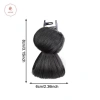 AACAR Thắt Lưng Thấp Bun Tóc Giả Kẹp Nữ Tự Nhiên Hoa Bud Lông Tơ Giá 31.455 VND 5