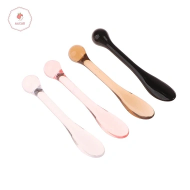 AACAR Thìa Acrylic 1/3 Bộ Hộp Đựng - Dụng Cụ Làm Đẹp, Phù Hợp Mặt Nạ Kem Bùn 3