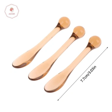 AACAR Thìa Acrylic 1/3 Bộ Hộp Đựng - Dụng Cụ Làm Đẹp, Phù Hợp Mặt Nạ Kem Bùn 5