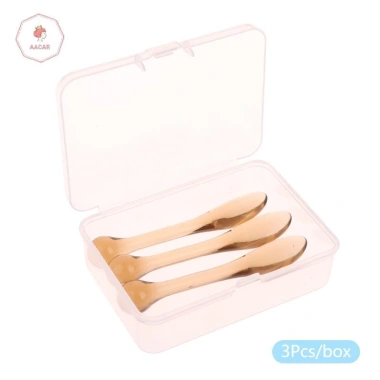 AACAR Thìa Acrylic 1/3 Bộ Hộp Đựng - Dụng Cụ Làm Đẹp, Phù Hợp Mặt Nạ Kem Bùn 10