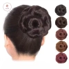 Aacar Tóc Bun Chín Hoa Bud - Kẹp Tóc Đuôi Ngựa, Móng Vuốt Sống Động Như Thật