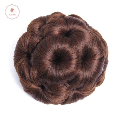 Aacar Tóc Bun Chín Hoa Bud - Kẹp Tóc Đuôi Ngựa, Móng Vuốt Sống Động Như Thật 9