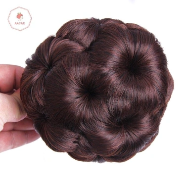 Aacar Tóc Bun Chín Hoa Bud - Kẹp Tóc Đuôi Ngựa, Móng Vuốt Sống Động Như Thật 10