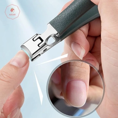 Aacar Tông Đơ Cắt Móng Tay Chân Da Thép Không Gỉ Dày, Biệt cho Gia Đình Lớn