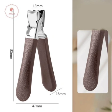 Aacar Tông Đơ Cắt Móng Tay Chân Da Thép Không Gỉ Dày, Biệt cho Gia Đình Lớn