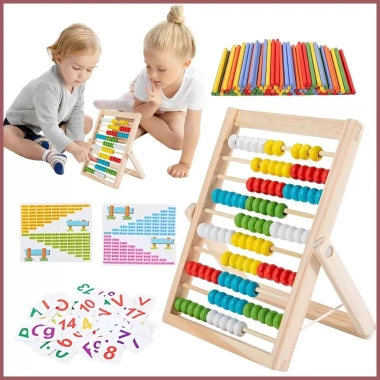 Abacus Trẻ em Phát triển sớm - Đồ chơi đếm toán cho bé mẫu giáo, giảm giá 18.3k