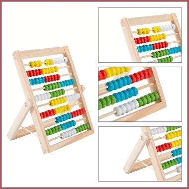 Abacus Trẻ em Phát triển sớm - Đồ chơi đếm toán cho bé mẫu giáo, giảm giá 18.3k 4 Abacus Trẻ em Phát triển sớm - Đồ chơi đếm toán cho bé mẫu giáo, giảm giá 18.3k 4