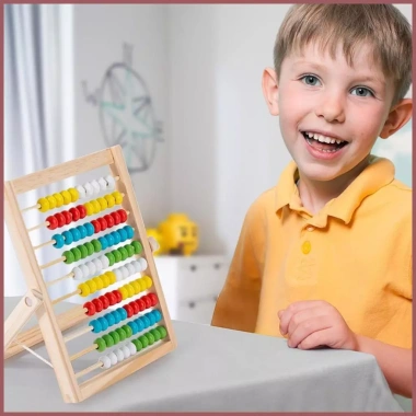 Abacus Trẻ em Phát triển sớm - Đồ chơi đếm toán cho bé mẫu giáo, giảm giá 18.3k 8 Abacus Trẻ em Phát triển sớm - Đồ chơi đếm toán cho bé mẫu giáo, giảm giá 18.3k 8