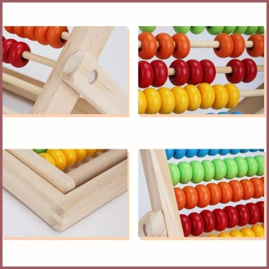 Abacus Trẻ em Phát triển sớm - Đồ chơi đếm toán cho bé mẫu giáo, giảm giá 18.3k 9 Abacus Trẻ em Phát triển sớm - Đồ chơi đếm toán cho bé mẫu giáo, giảm giá 18.3k 9