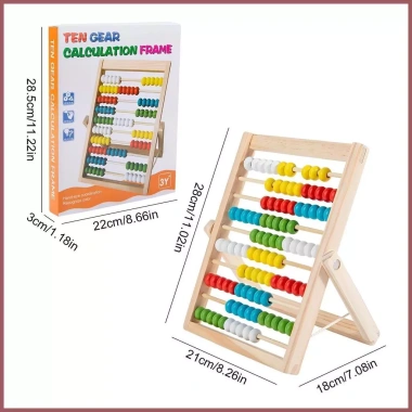 Abacus Trẻ em Phát triển sớm - Đồ chơi đếm toán cho bé mẫu giáo, giảm giá 18.3k 10 Abacus Trẻ em Phát triển sớm - Đồ chơi đếm toán cho bé mẫu giáo, giảm giá 18.3k 10