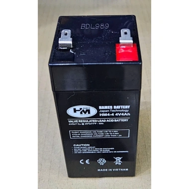 Ắc quy 4V 4Ah Hames HM4-4 cho cân điện tử, thiết bị 4V - Giá ưu đãi 135.000₫