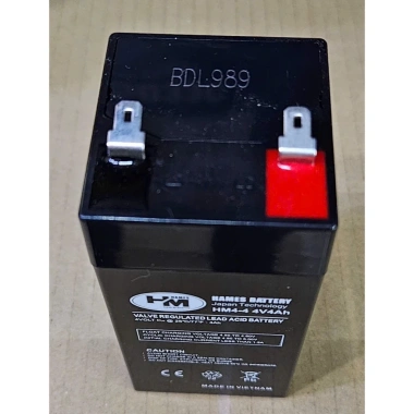 Ắc quy 4V 4Ah Hames HM4-4 cho cân điện tử, thiết bị 4V - Giá ưu đãi 135.000₫