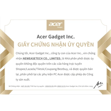 Acer Chuột Không Dây Im Lặng 2.4G + Bluetooth 5.2 3 DPI Plug & Play Giá 289k 9