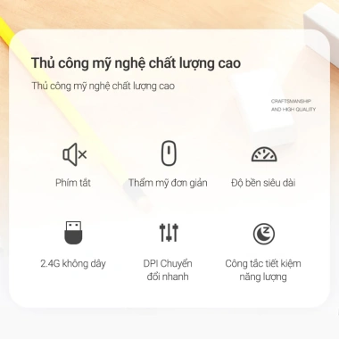 Acer Chuột Không Dây M153 Mute Mouse DPI Điều Chỉnh 3 Tốc Độ 2.4G Giá 109.000₫