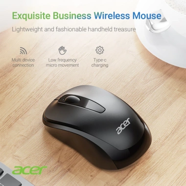 Acer Chuột Không Dây M157 2.4GHz Thầm Lặng, Cầm Thoải Mái, Dành Cho Laptop, Giá 99.000 VND 2