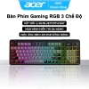 Acer OKW 222 Bàn Phím Gaming RGB Không Dây 3 Chế Độ Bluetooth và 2.4GHz, Giá 599k