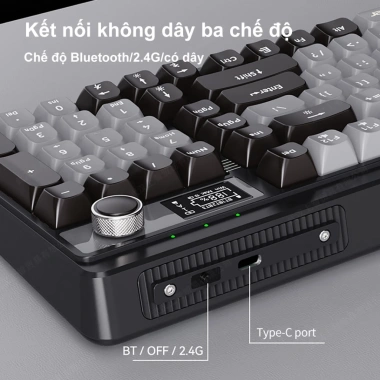 Acer OKW 222 Bàn Phím Gaming RGB Không Dây 3 Chế Độ Bluetooth và 2.4GHz, Giá 599k 5