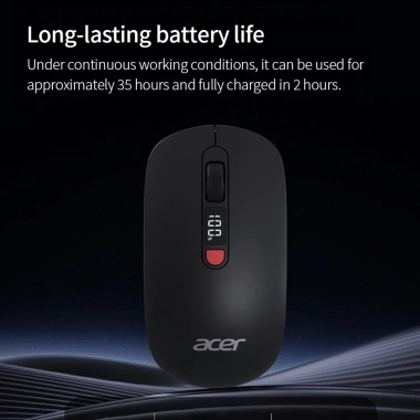 Acer OMR060 Chuột Không Dây Bluetooth + 2.4G 4 DPI Nhẹ Nhàng Pin 35h - 199.000₫