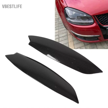 Acouto VBESTLIFE Mí Mắt Đèn Pha Carbon Cho MK5 2.003-2.008 - Lông Mày Viền Đèn Pha, Miếng Dán 2