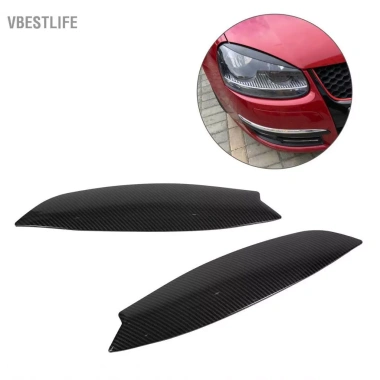 Acouto VBESTLIFE Mí Mắt Đèn Pha Carbon Cho MK5 2.003-2.008 - Lông Mày Viền Đèn Pha, Miếng Dán 3