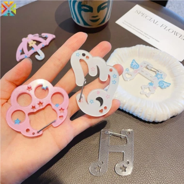 Acrylic Đa Năng Móc Khóa Hoạt Hình Âm Nhạc Note Hình Ô Carabiner - Giá 36.072₫