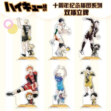 Acrylic Đứng Haikyuu 10th Miya Atsumu Sakusa Kiyoomi - Trang Trí Bàn Anime Giá 19.500 VND