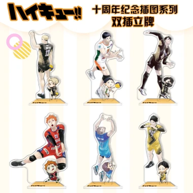 Acrylic Đứng Haikyuu 10th Miya Atsumu Sakusa Kiyoomi - Trang Trí Bàn Anime Giá 19.500 VND