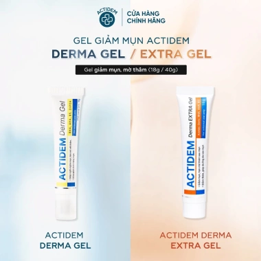 Actidem Derma Gel 18gr - Gel giảm mụn nhanh, trị hiệu quả, giá chỉ 105.000đ