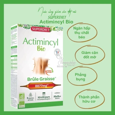 ACTIMINCYL BIO SUPERDIET 20 ống - Giảm cân nhanh, an toàn, chỉ 650.000₫ 2